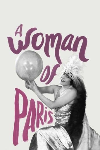 Movie poster for A Woman of Paris: A Drama of Fate