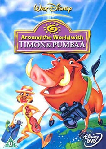 Movie poster for Around the World With Timon & Pumbaa