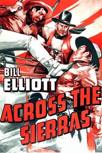 Movie poster for Across the Sierras
