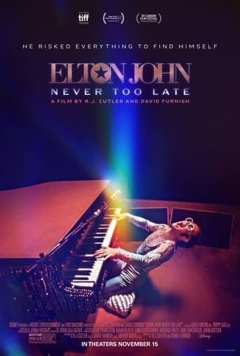 Movie poster for Elton John: Never Too Late