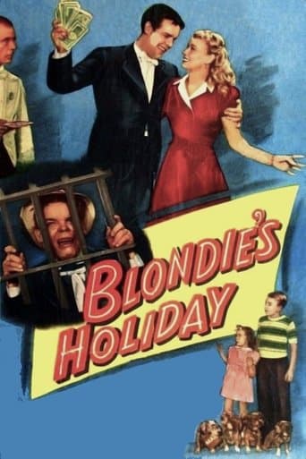Movie poster for Blondie's Holiday
