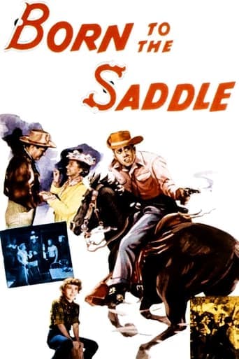 Movie poster for Born to the Saddle