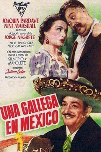 Movie poster for Una gallega en México