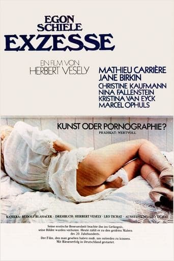 Movie poster for Egon Schiele: Excess and Punishment