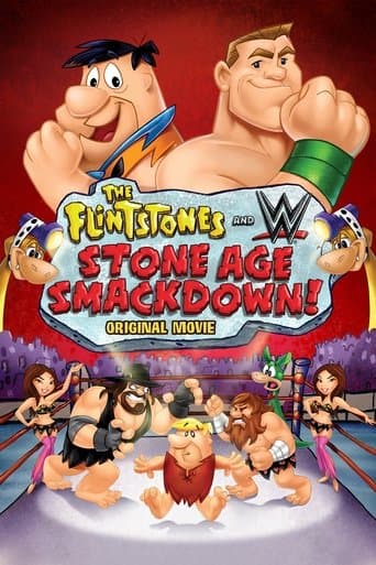 Movie poster for The Flintstones and WWE: Stone Age SmackDown!