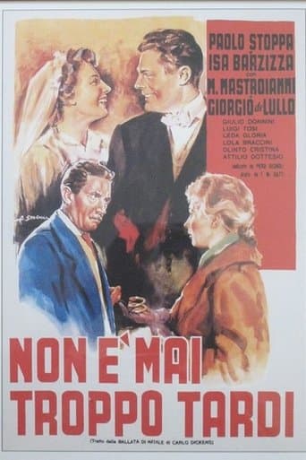 Movie poster for It's Never Too Late