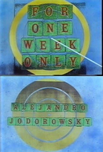 Movie poster for Jonathan Ross Presents for One Week Only: Alejandro Jodorowsky
