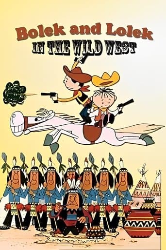 Movie poster for Bolek and Lolek in the Wild West