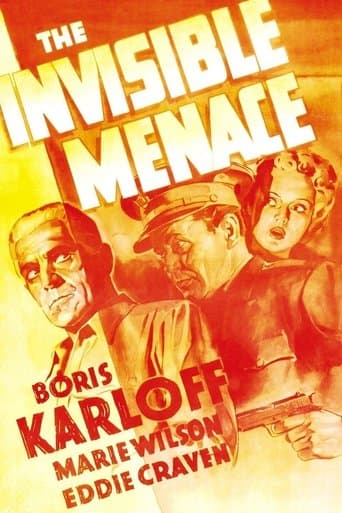 Movie poster for The Invisible Menace