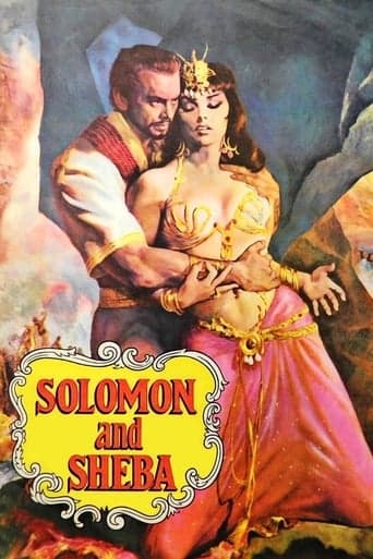 Movie poster for Solomon and Sheba