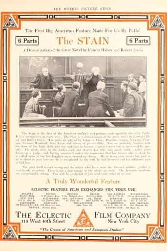Movie poster for The Stain