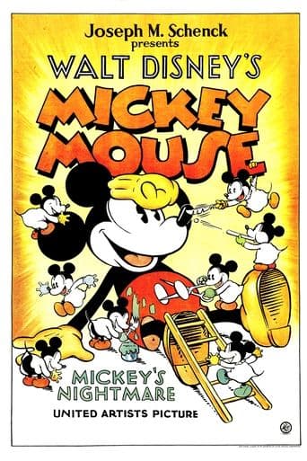 Movie poster for Mickey's Nightmare