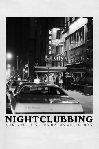 Movie poster for Nightclubbing: The Birth of Punk Rock in NYC