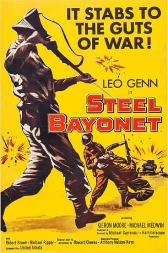 Movie poster for The Steel Bayonet