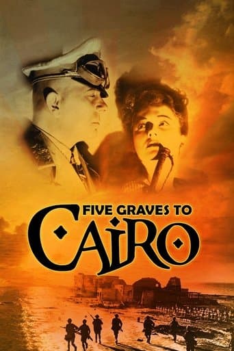 Movie poster for Five Graves to Cairo