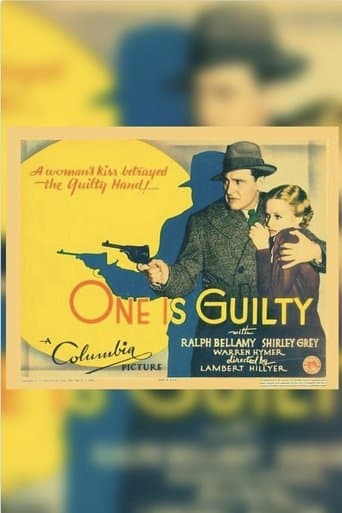 Movie poster for One Is Guilty