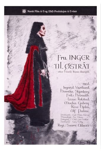 Movie poster for Lady Inger of Ostrat