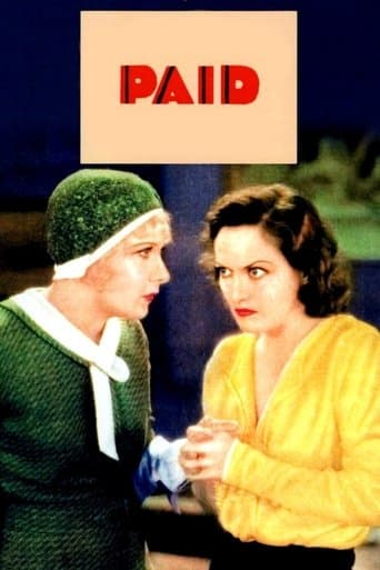 Movie poster for Paid