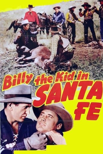 Movie poster for Billy the Kid in Santa Fe