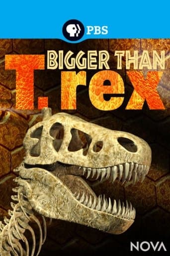 Movie poster for Bigger Than T. Rex
