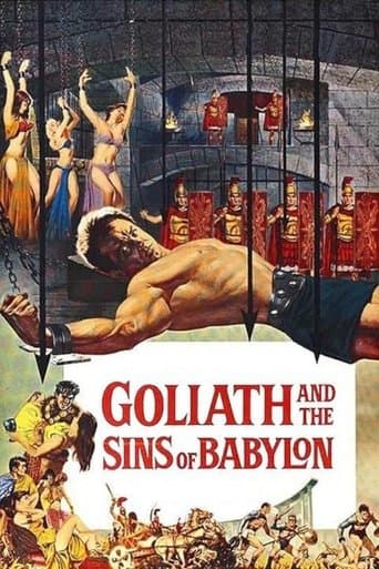 Movie poster for Goliath and the Sins of Babylon