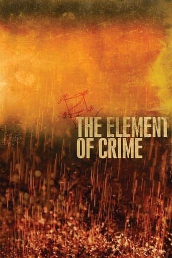 Movie poster for The Element of Crime