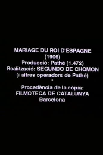 Movie poster for The Marriage of Princess Ena and Alphonse XIII, King of Spain