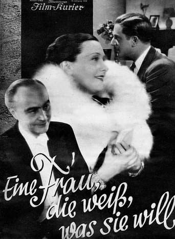 Movie poster for Eine Frau die weiß, was sie will