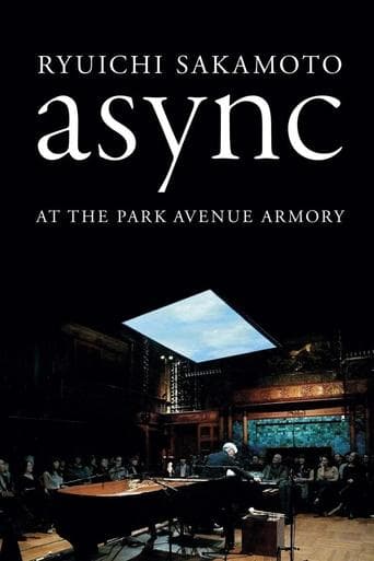 Movie poster for Ryuichi Sakamoto: async at the Park Avenue Armory