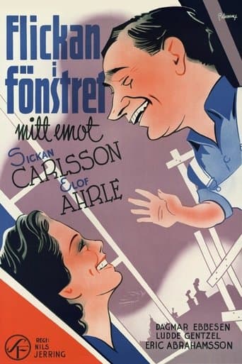 Movie poster for Flickan i fönstret mitt emot