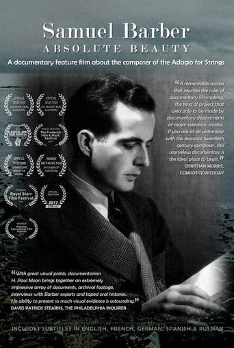 Movie poster for Samuel Barber: Absolute Beauty