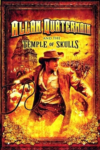 Movie poster for Allan Quatermain and the Temple of Skulls