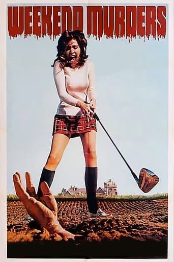 Movie poster for The Weekend Murders
