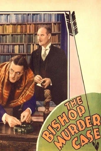 Movie poster for The Bishop Murder Case