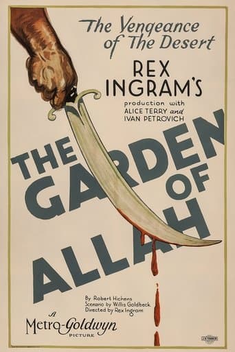 Movie poster for The Garden of Allah