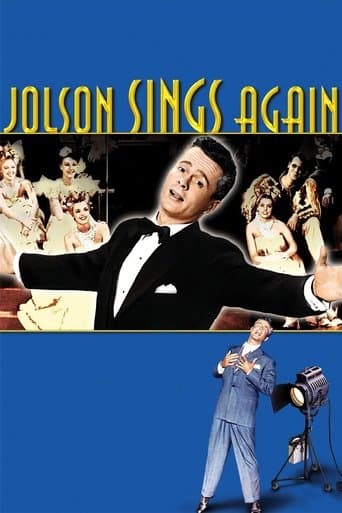 Movie poster for Jolson Sings Again