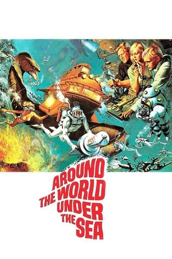 Movie poster for Around the World Under the Sea