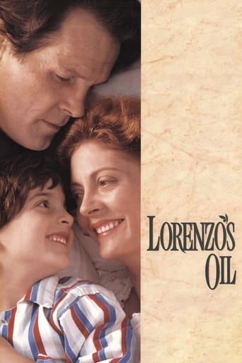 Movie poster for Lorenzo's Oil