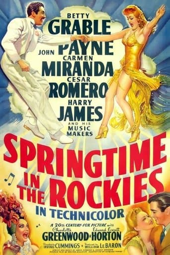 Movie poster for Springtime in the Rockies
