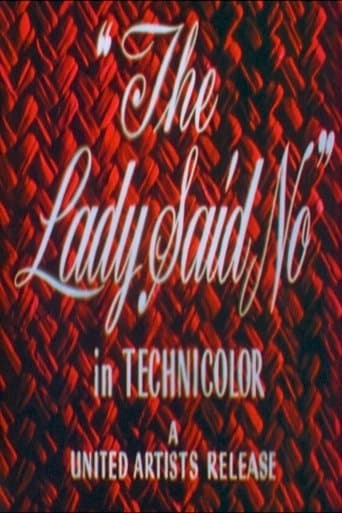 Movie poster for The Lady Said No