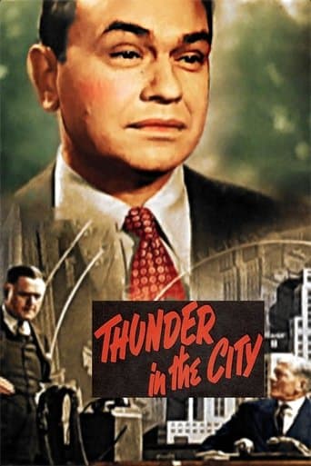 Movie poster for Thunder in the City