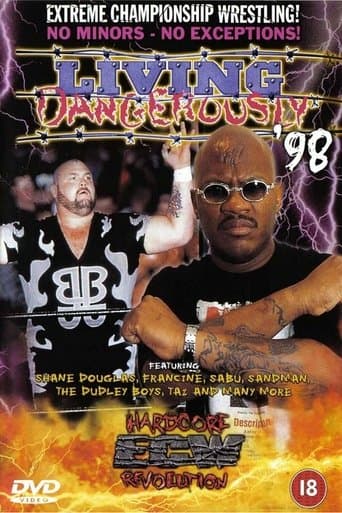 Movie poster for ECW Living Dangerously 1998