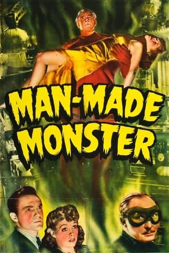 Movie poster for Man-Made Monster
