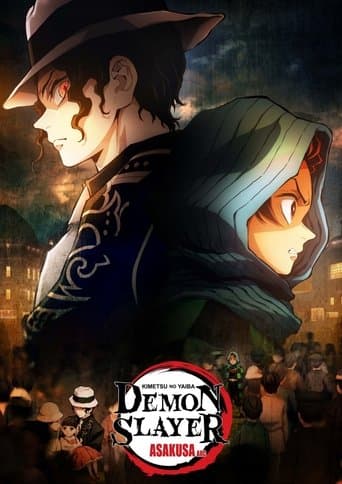Movie poster for Demon Slayer: Kimetsu no Yaiba - Asakusa Arc