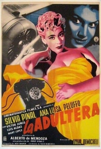 Movie poster for La adúltera