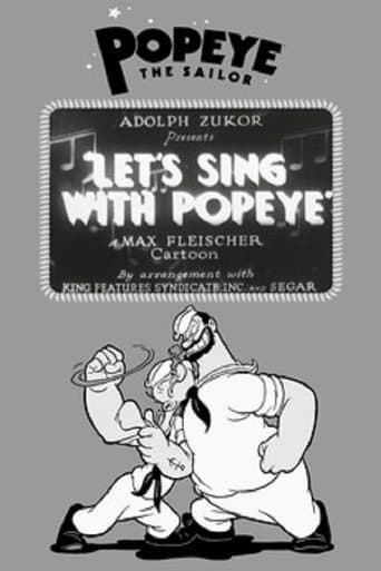 Movie poster for Let's Sing with Popeye