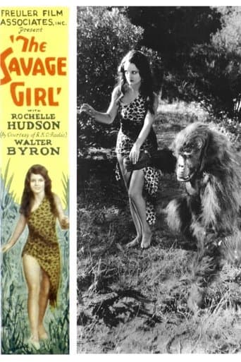 Movie poster for The Savage Girl