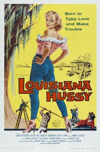 Movie poster for The Louisiana Hussy