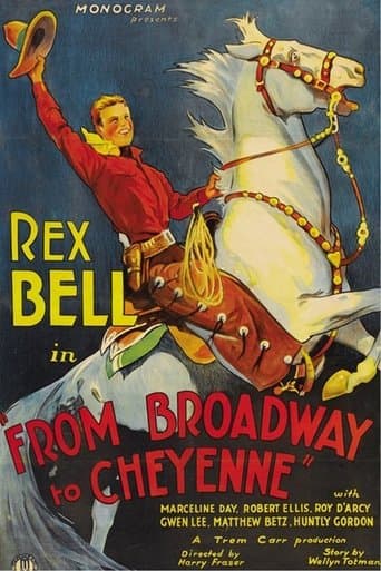 Movie poster for Broadway to Cheyenne