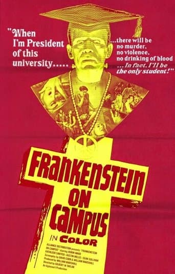 Movie poster for Dr. Frankenstein on Campus